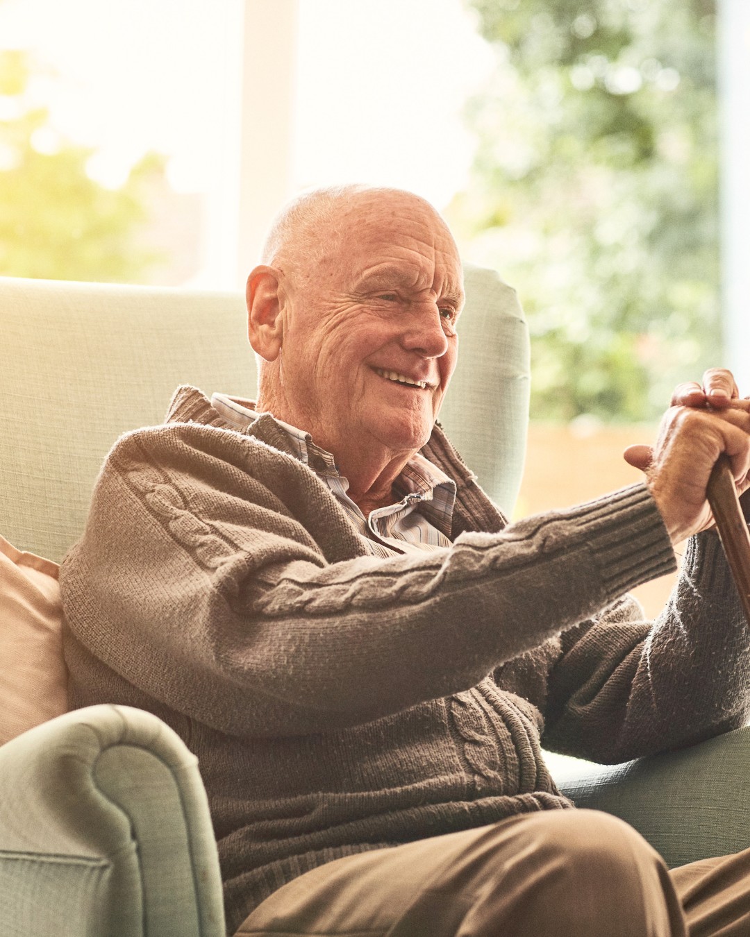 Residents enjoying everyday life at home