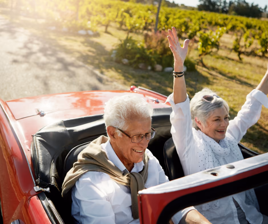 Residents enjoying a scenic drive near HSL Gilbert