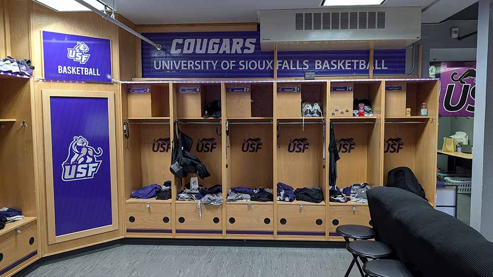 locker room graphics