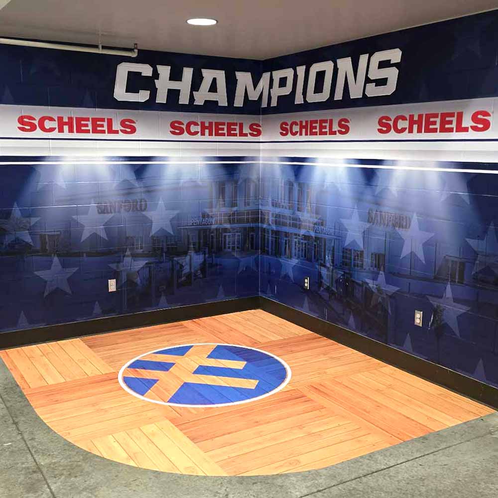 wall and floor decals