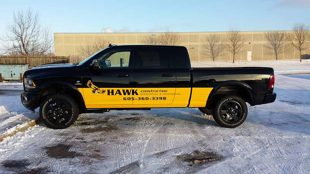 partial truck wrap
