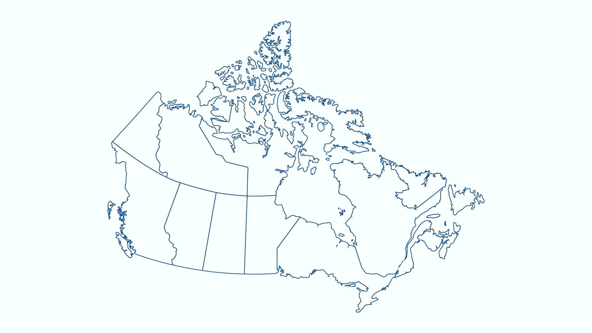 Animated map of Castle Business Development Manager coverage across Canada