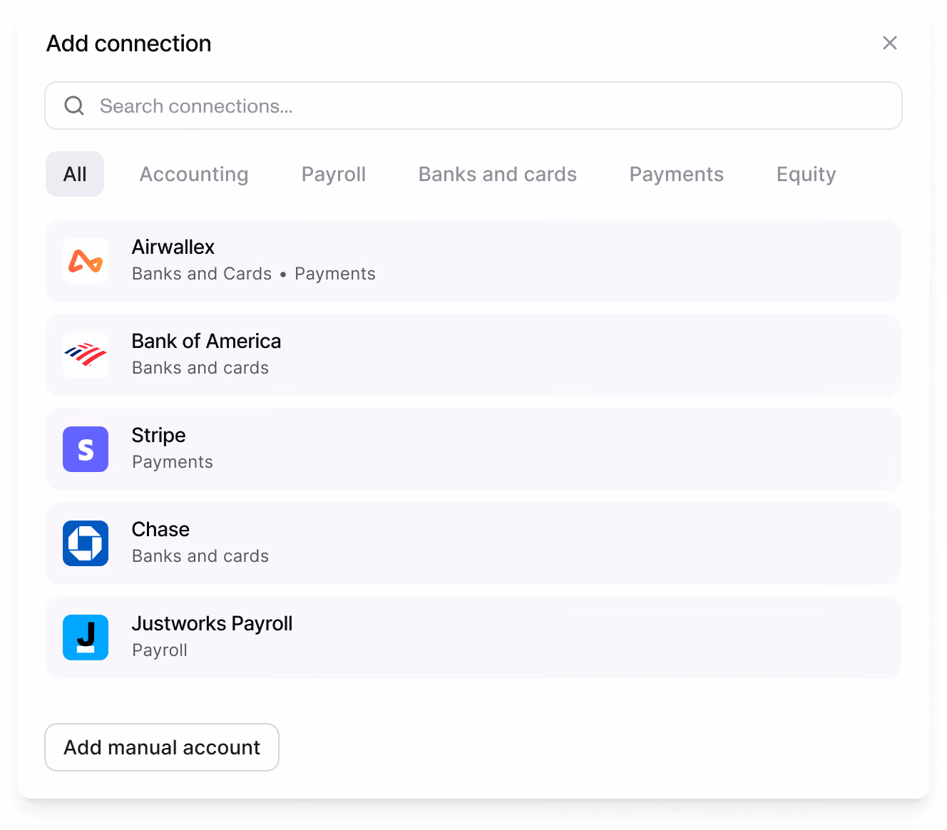 Add connection visual