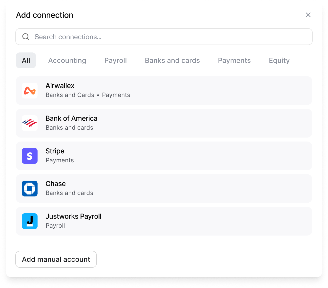 Add connection visual