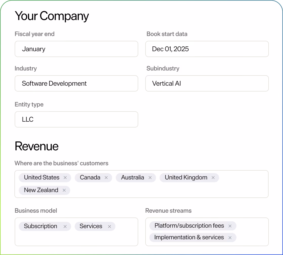 Scout business profile overlay