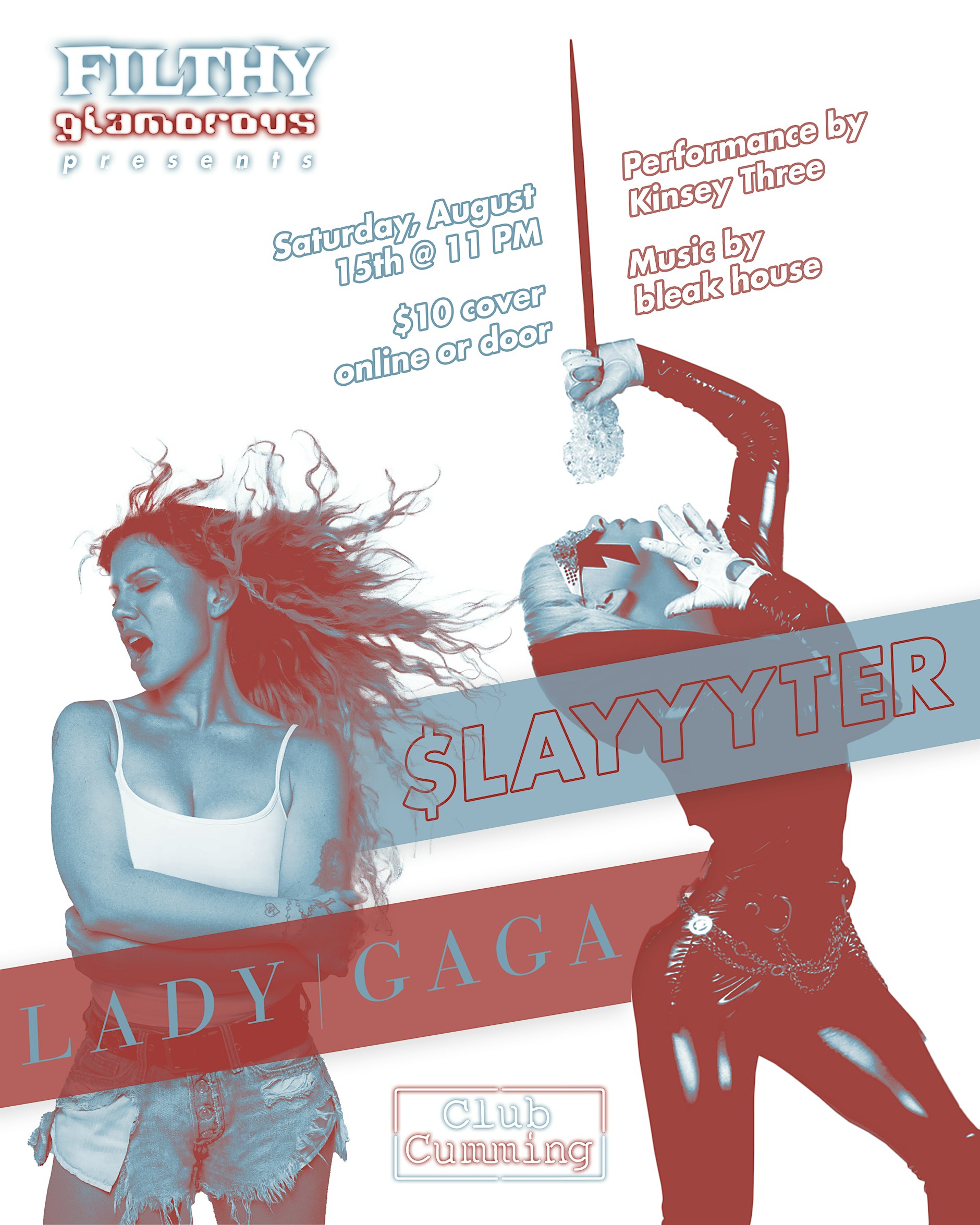 Filthy Glamorous: Lady Gaga x Slayyyter Dance Party poster