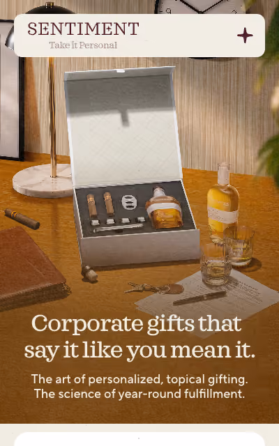 Sentiment mobile website screenshot