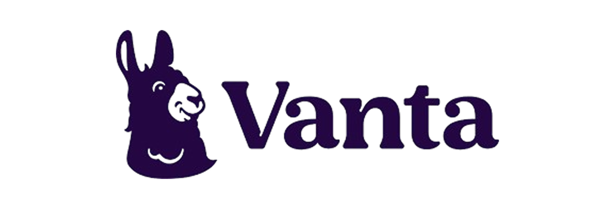 Vanta company logo featuring a stylized llama head graphic and the word 'Vanta' in bold letters.