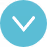 A blue circle featuring a white arrow pointing to the right, symbolizing direction or movement.