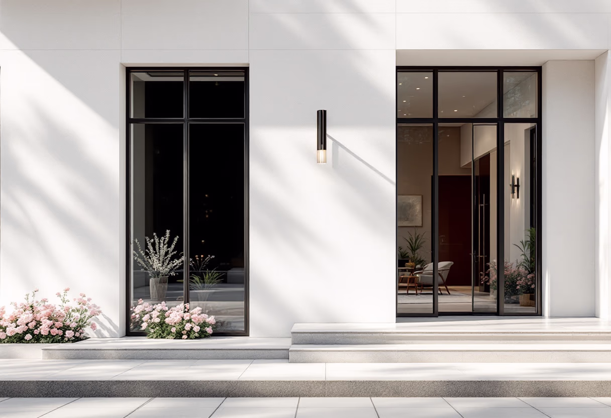 [background image] funeral home exterior