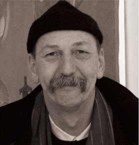 Moon — co-artist portrait; artists: Inga Aru and Wolfgang Gramm