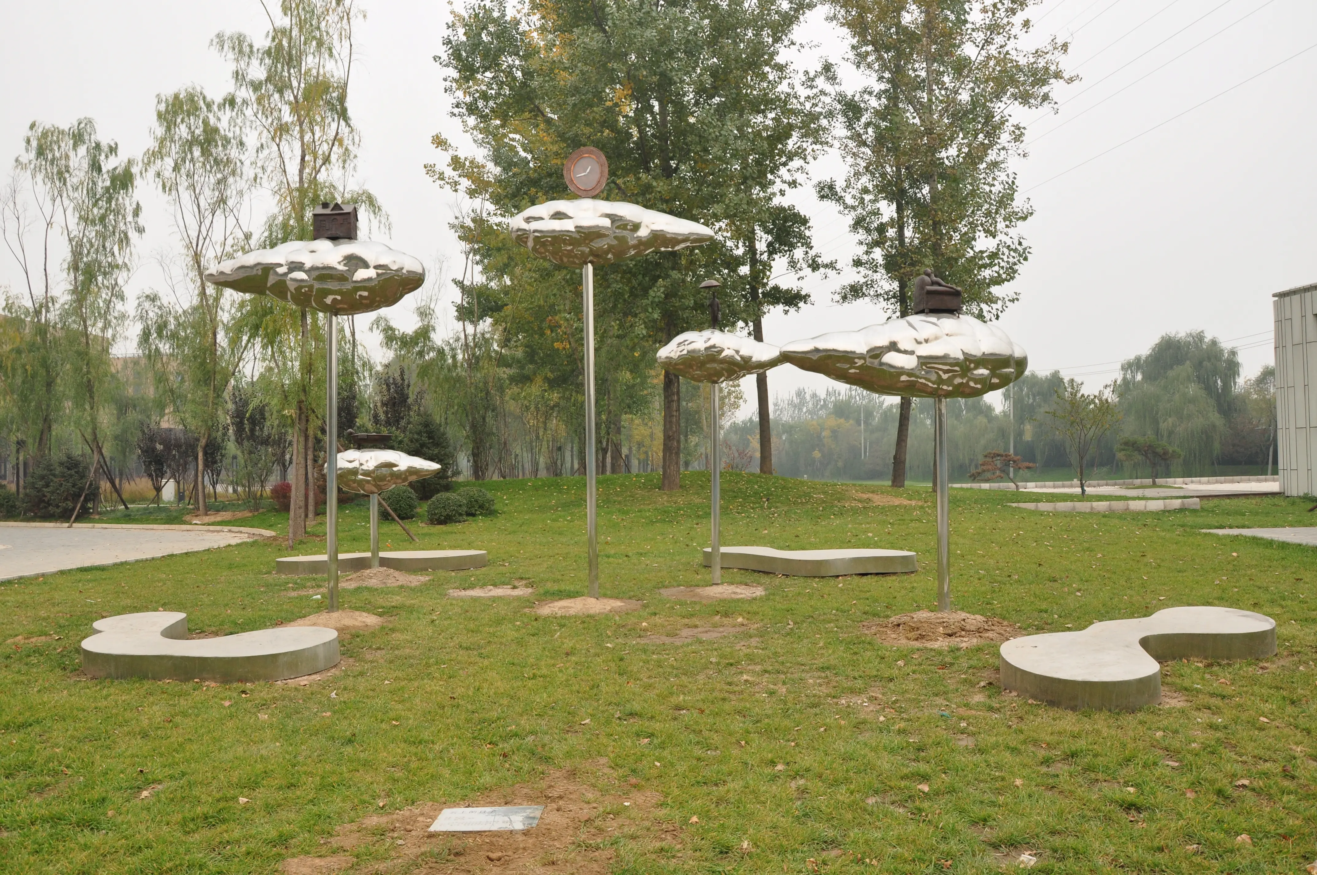Days Above the Clouds — A view across the lawn