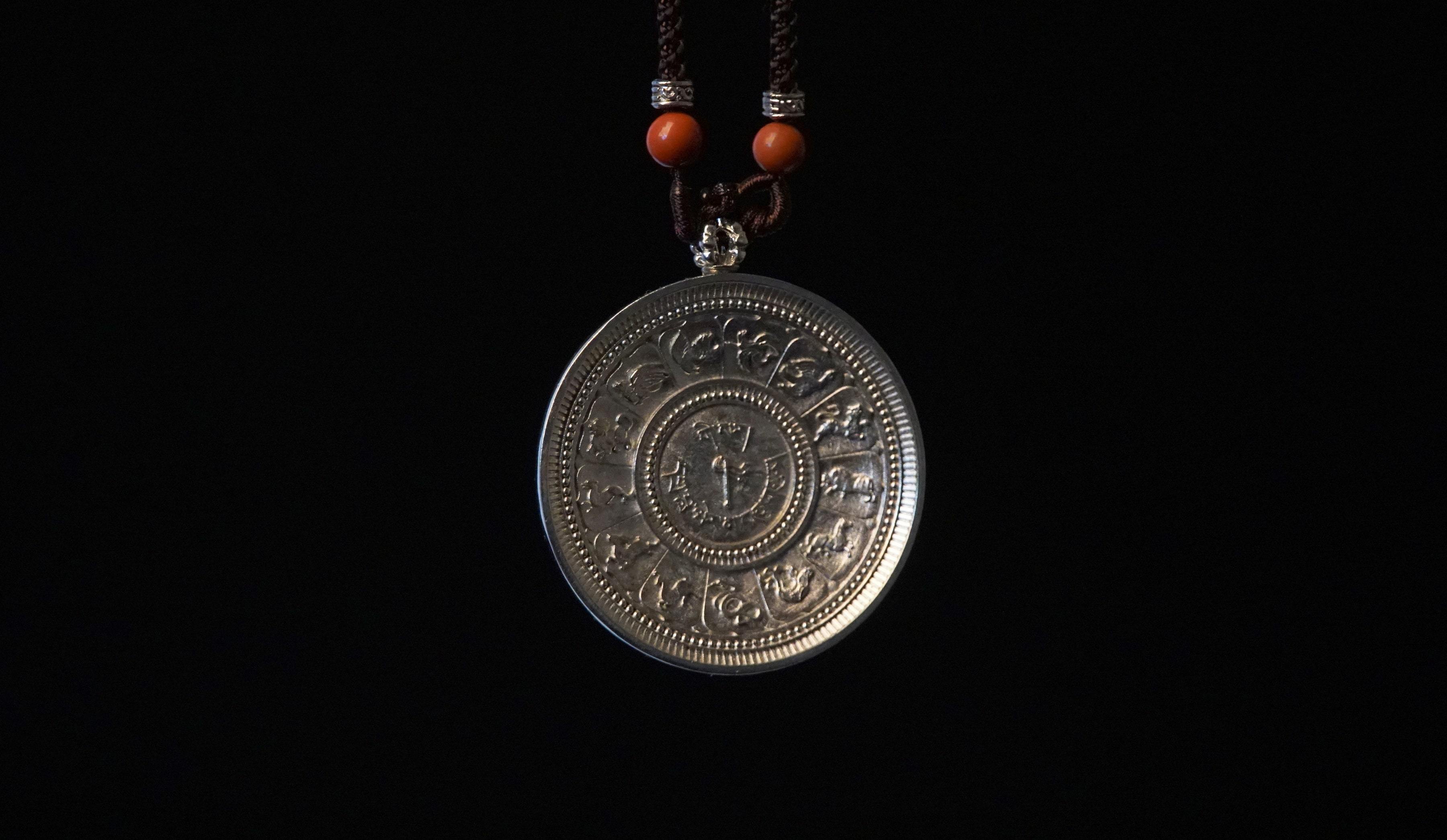 Thirteen Protectors of King Gesar Medallion Series — Relief detail — front