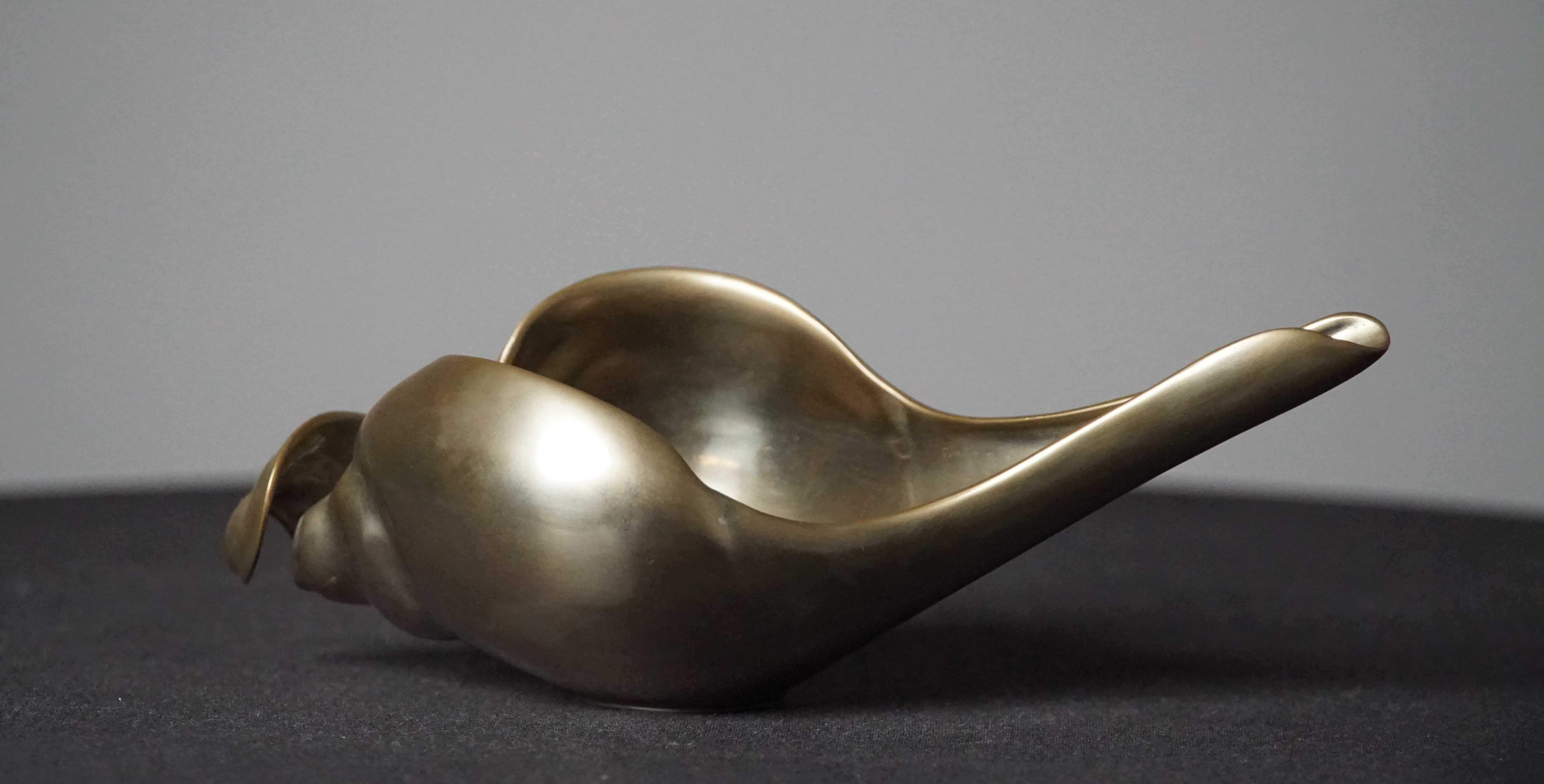 Conch Incense Holder — The conch form in profile