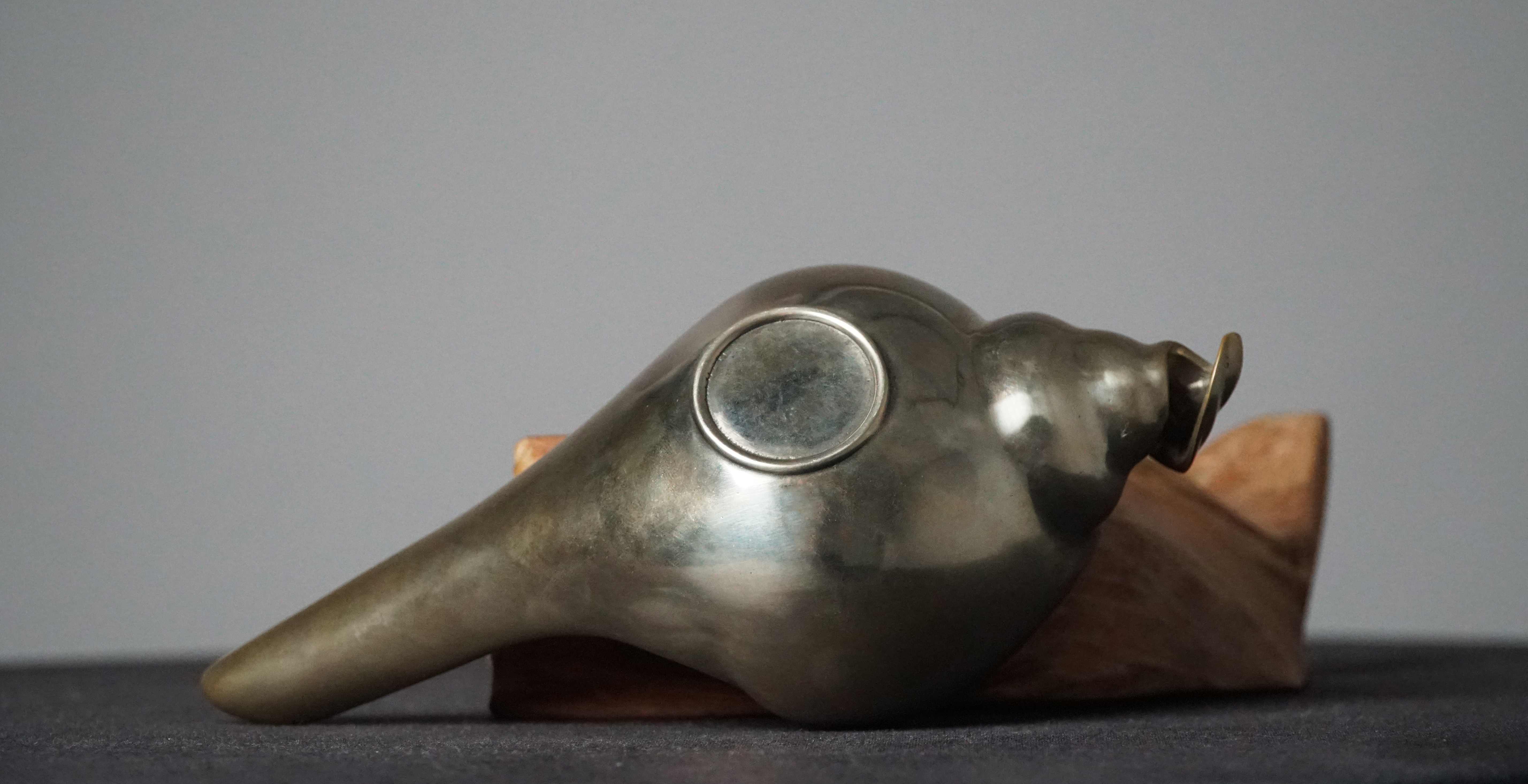 Conch Incense Holder — The underside of the incense holder