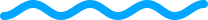 Blue wavy horizontal line on a white background.