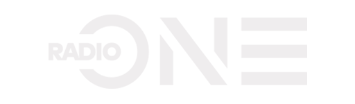 Radio One logo with the word RADIO in uppercase letters followed by a stylized word ONE where the O is a broken circle and the E is three horizontal bars.