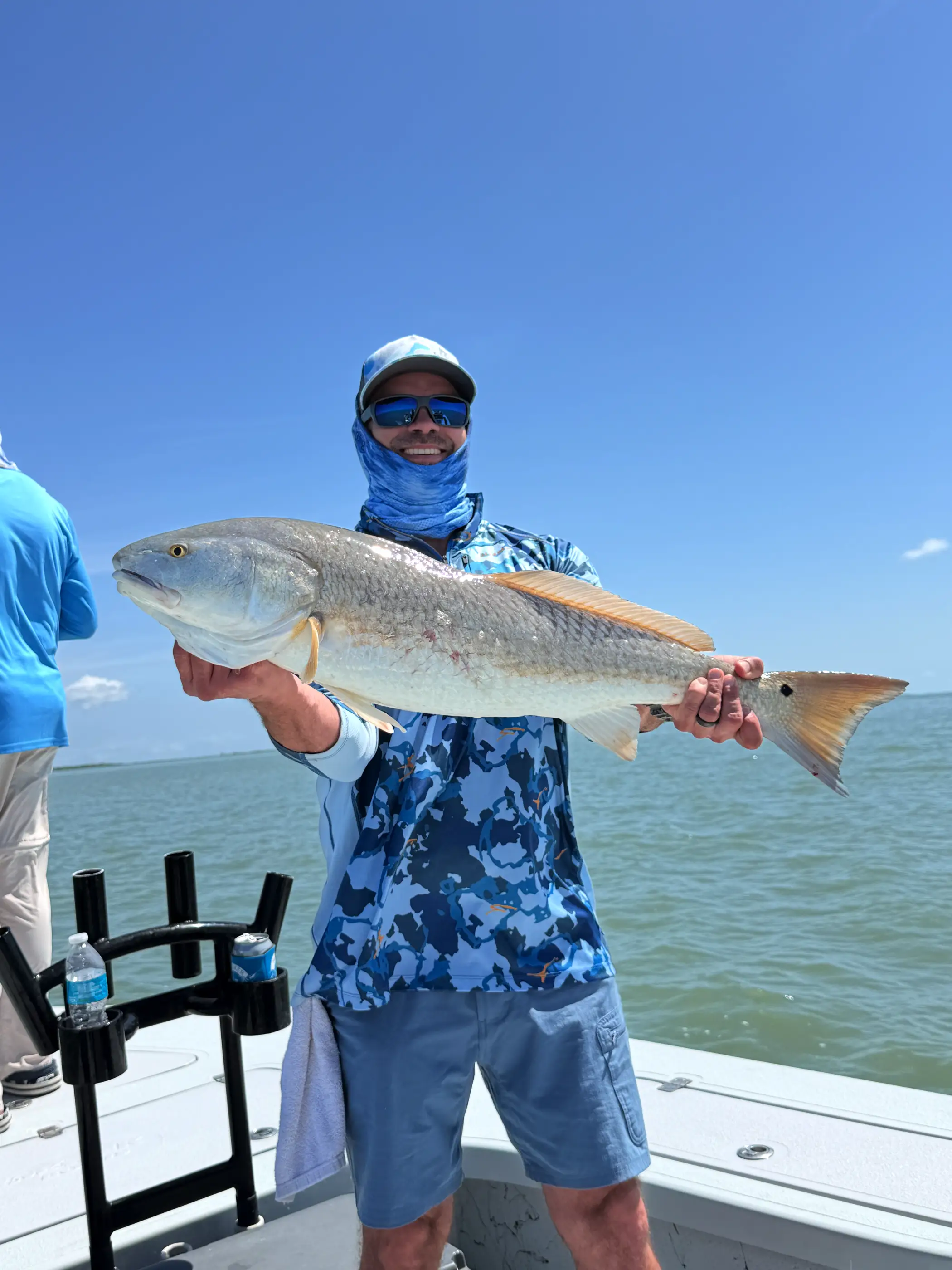 Guided redfish fishing charter departing Redfish Bay Marina