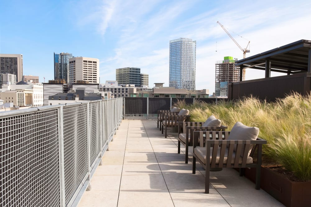Rooftop patio