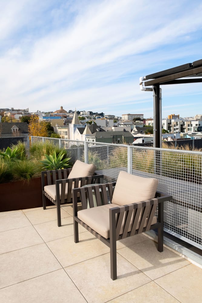 Rooftop patio