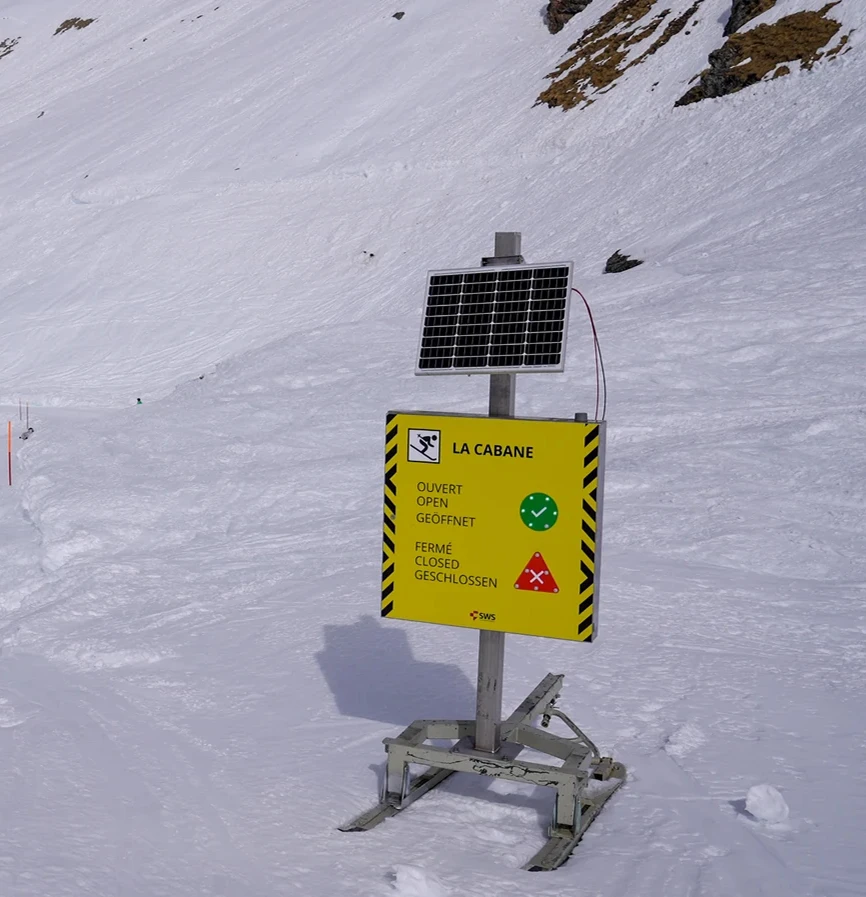 sws variation mobile station on snow