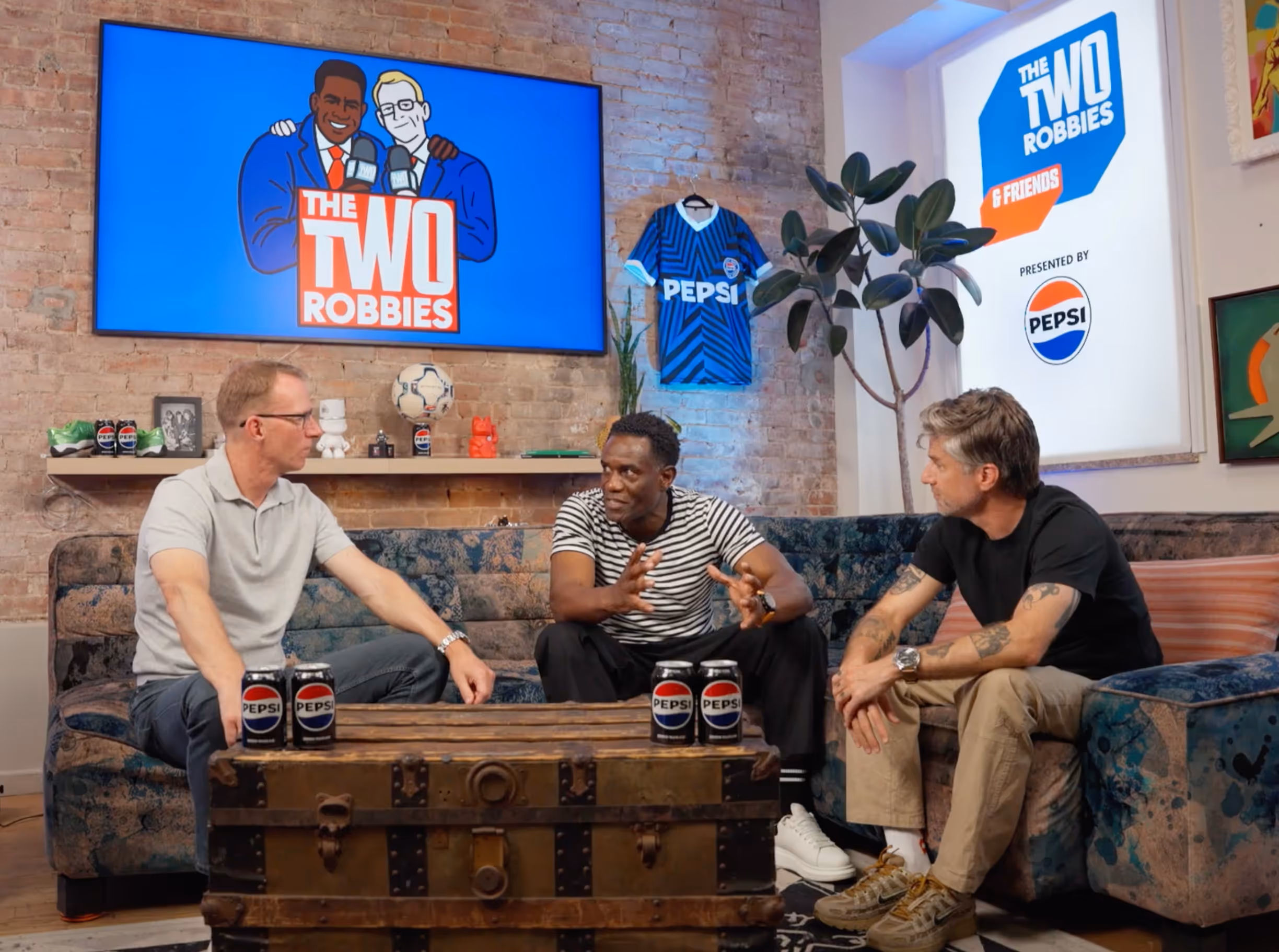The Two Robbies on Set with Kyle Martino