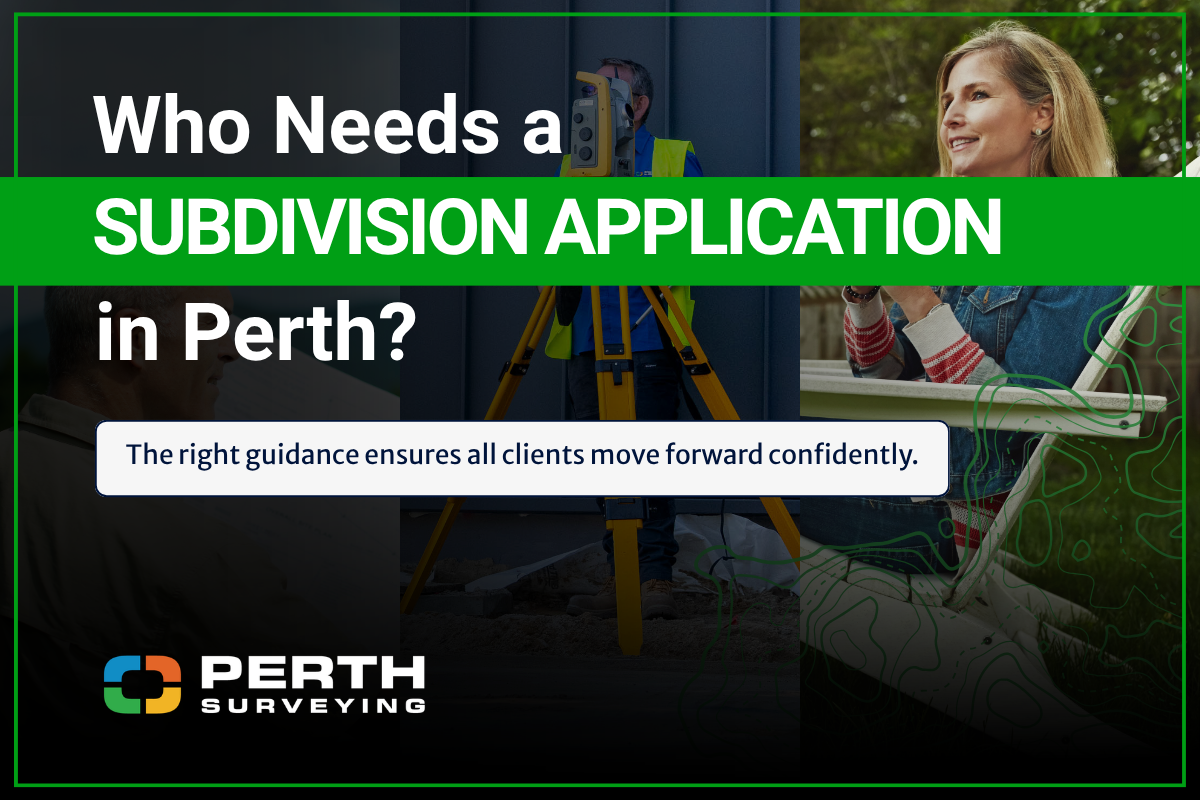 An image of surveyors who can assist with a subdivision application.