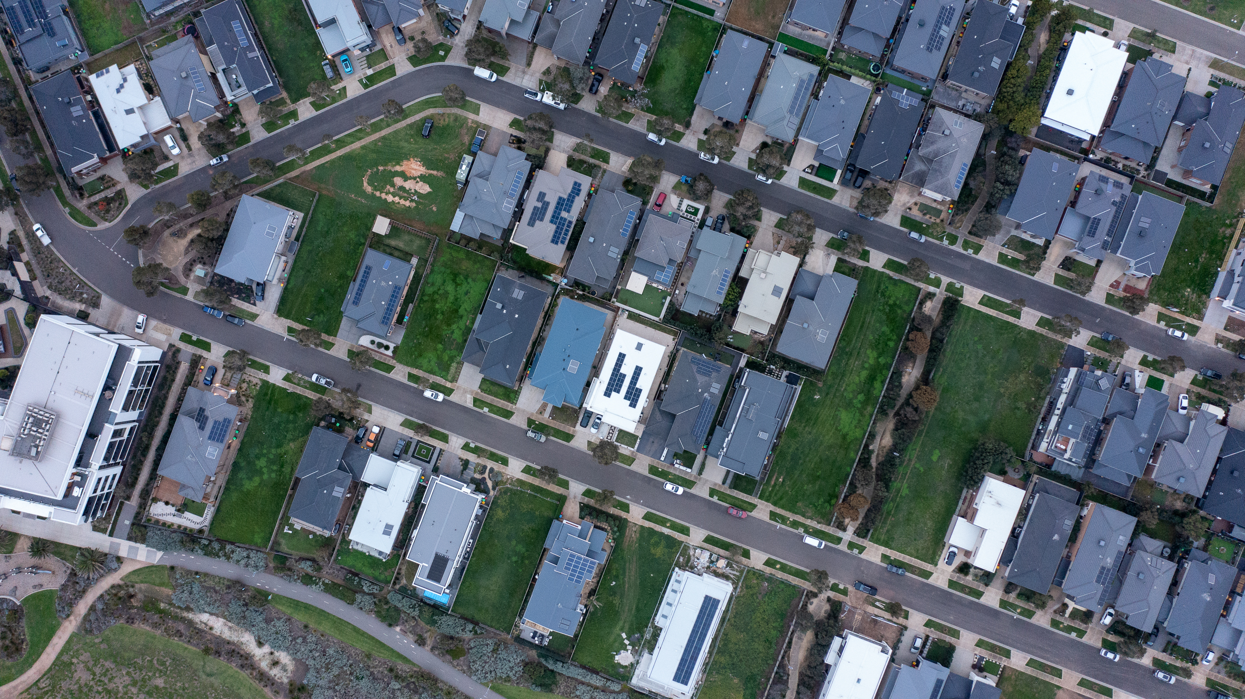 An image of a subdivision to indicate the proposed rcode changes for Perth subdivision properties.