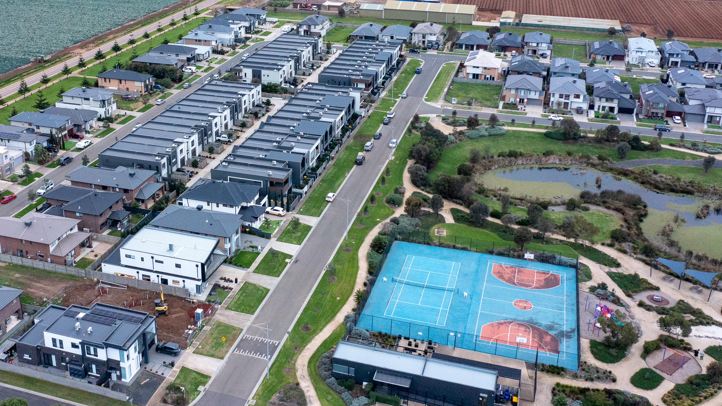 An image of a perth suburb for land development.