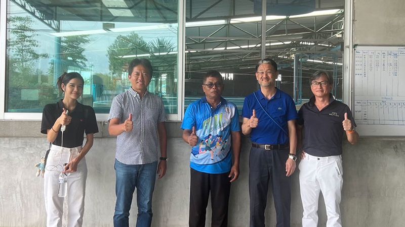 廣野教授とBEAM Technologies飯村CEOによるスチャートファーム視察