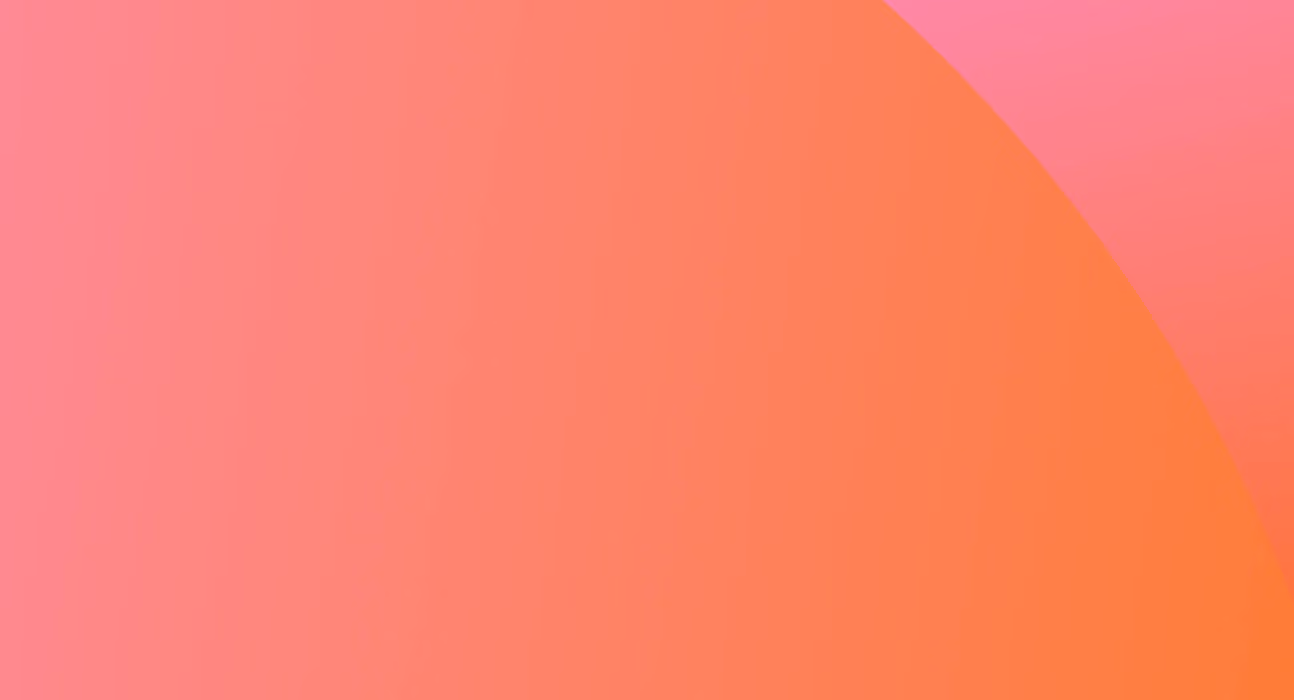 Abstract background with a large gradient orange semicircle on the right side blending into a pink background on the left.