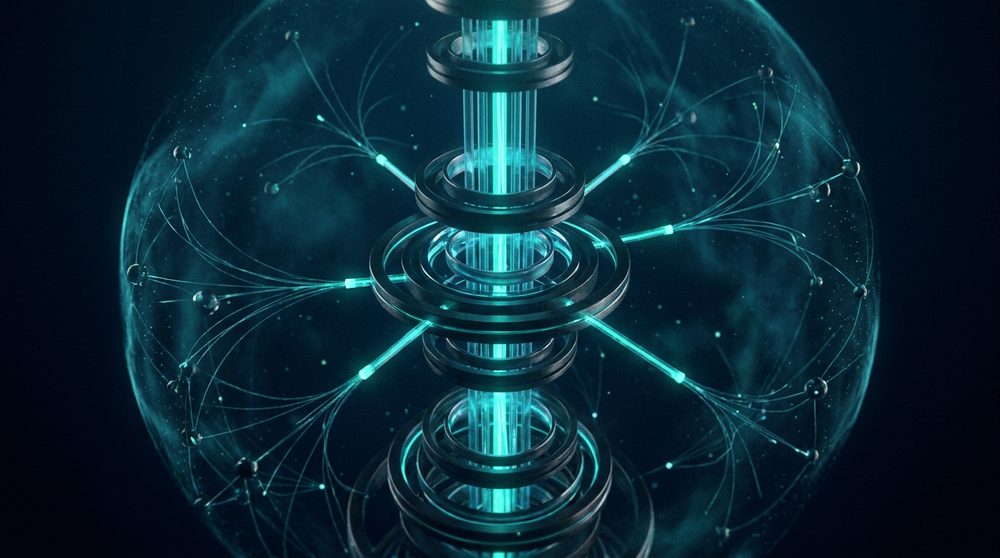 Secure server data-core with networked nodes
