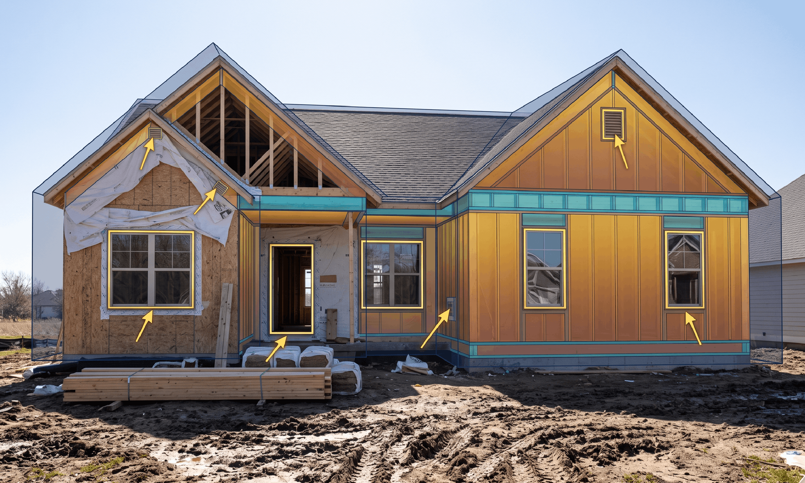 Residential energy-code compliance analysis