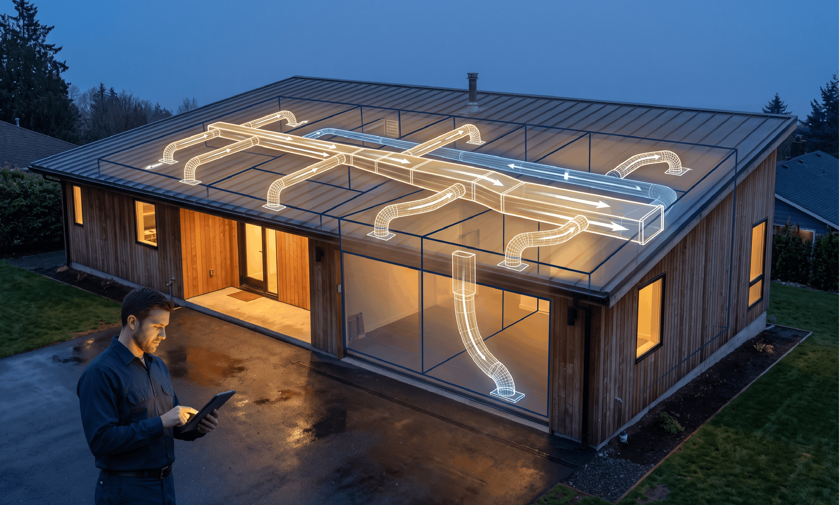 Residential Manual D duct design and airflow distribution
