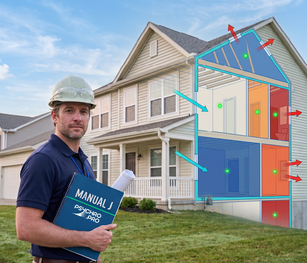 HVAC contractor with Manual J residential load calculation