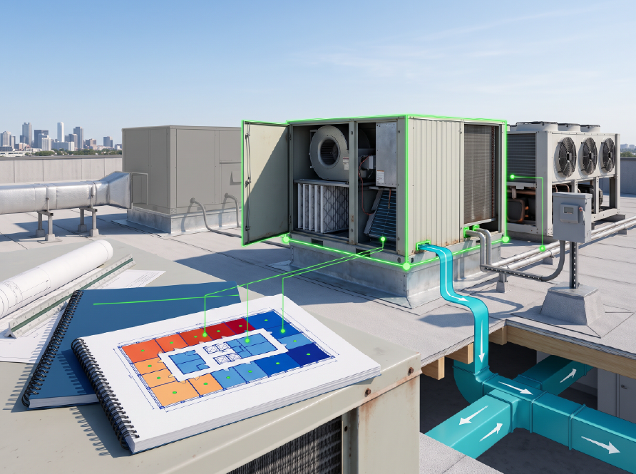 Commercial HVAC design and load-analysis workstation