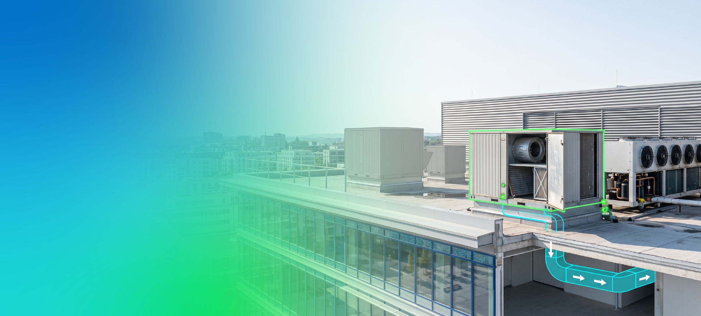 Residential and commercial HVAC equipment with technical performance data