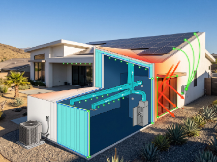 California project envelope, HVAC, lighting, and energy-efficiency review