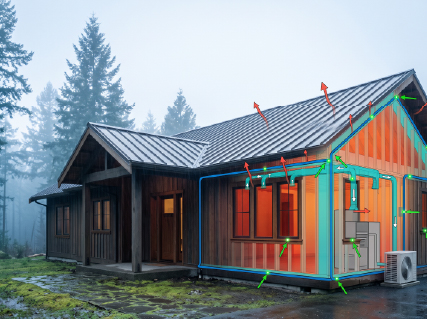 Washington project building-envelope, HVAC, lighting, and energy information