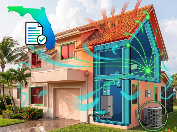 Florida R405 compliance documentation and residential project plans