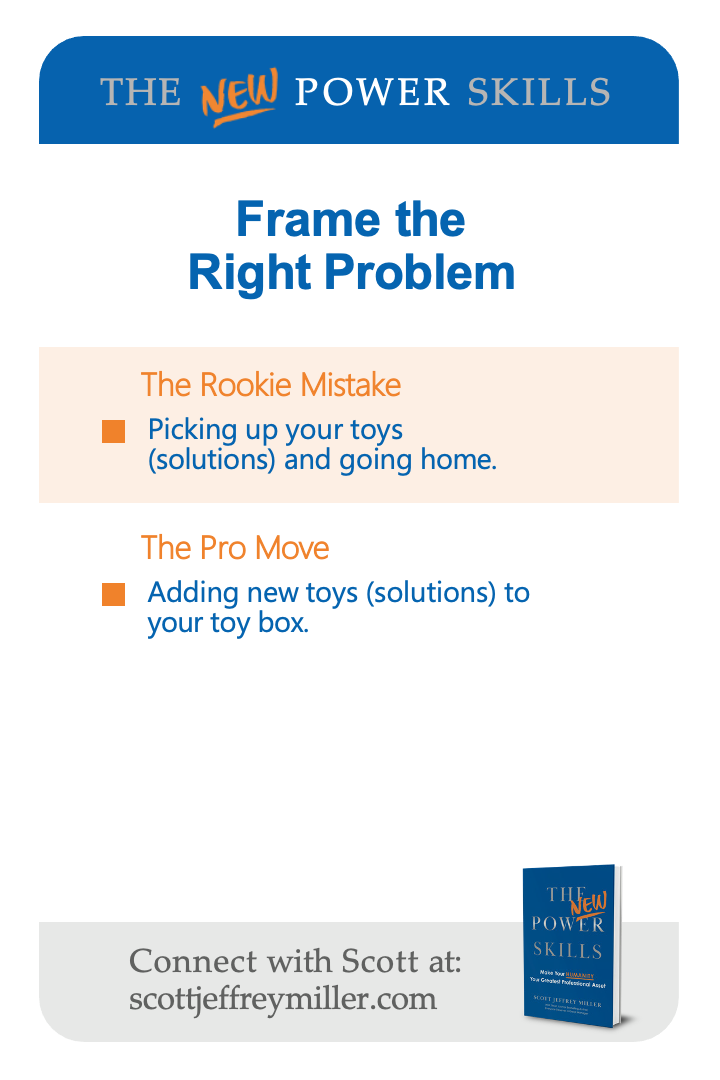 Frame the Right Problem — card 25 (back)