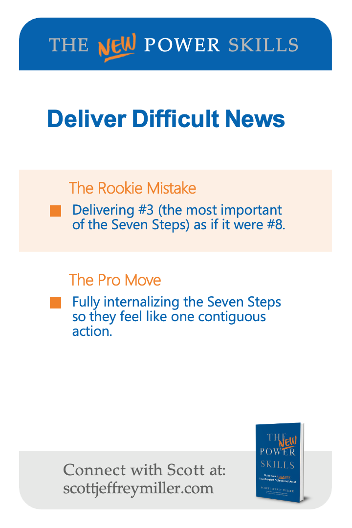 Deliver Difficult News — card 23 (back)