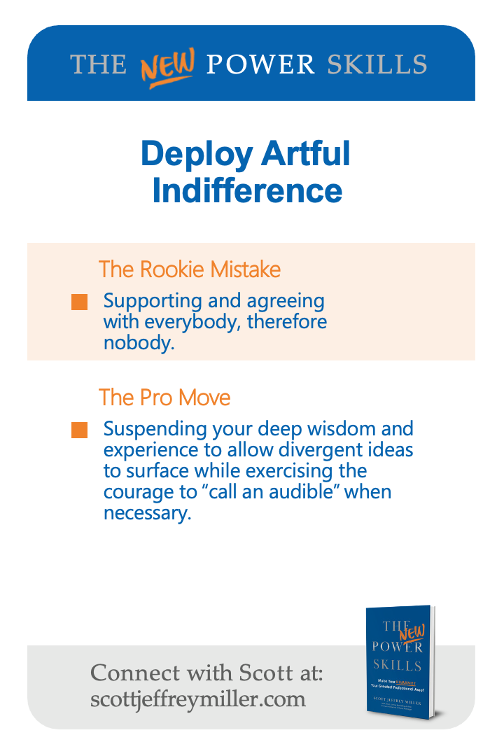 Deploy Artful Indifference — card 20 (back)