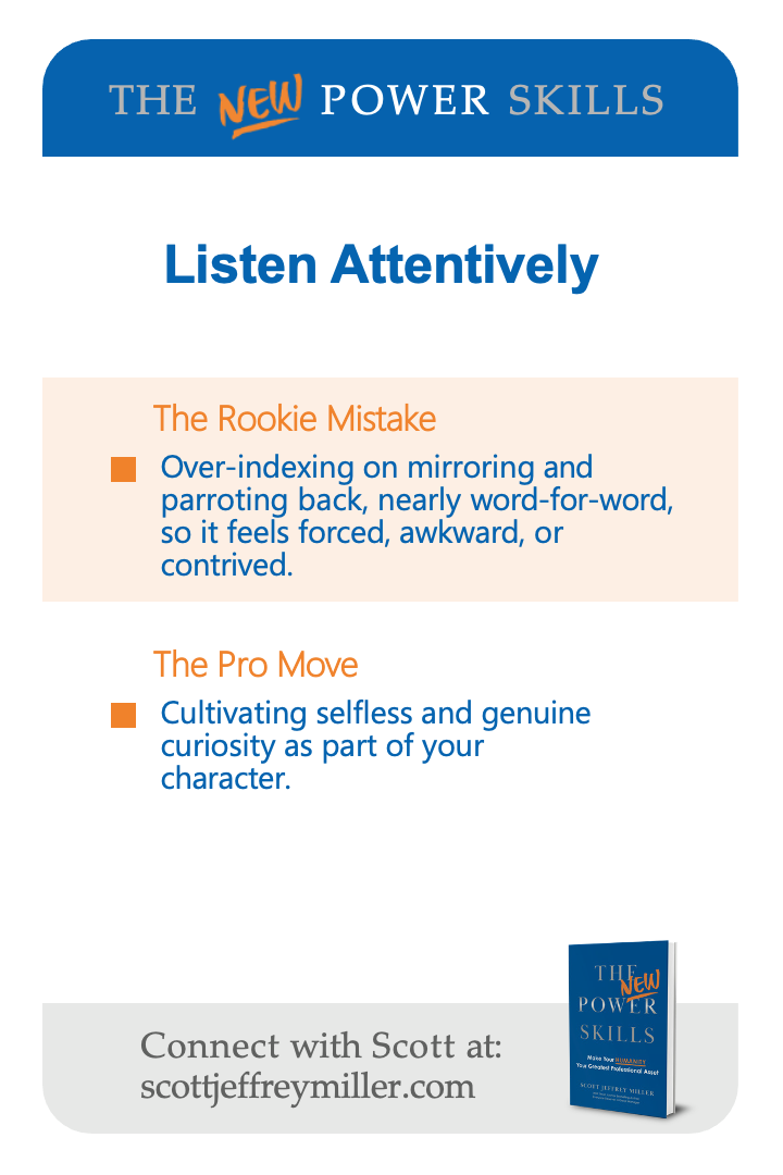 Listen Attentively — card 21 (back)