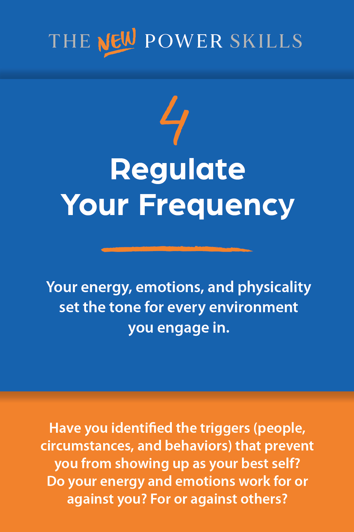 Regulate Your Frequency — New Power Skills card 4 (front)
