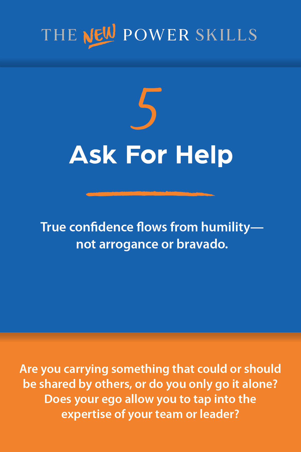 Ask For Help — New Power Skills card 5 (front)