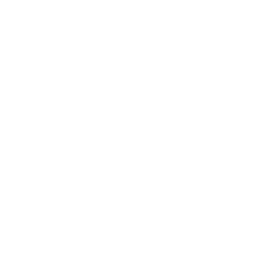 White icon of three people representing a group or community on a black background.