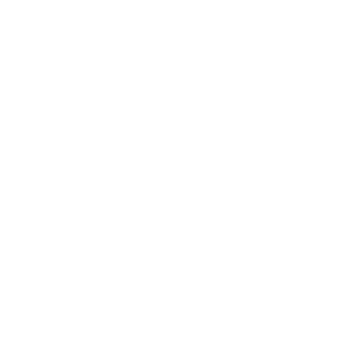 White megaphone icon with sound lines on a transparent background.