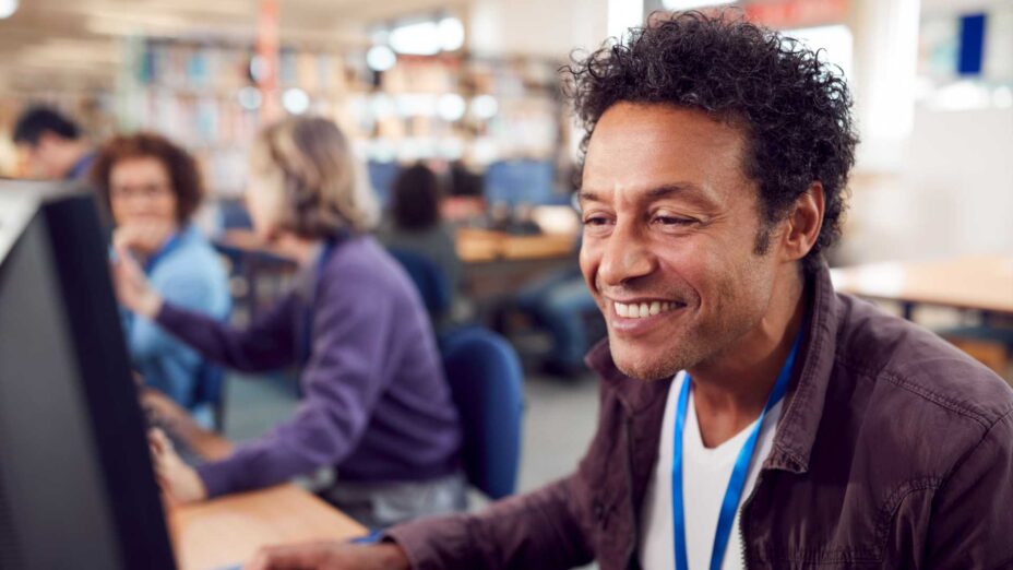 HR and learning leaders reviewing workplace training analytics