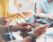 Employee social media policy and HR compliance concept